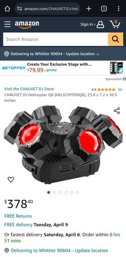 Luses Para Dj Model Chauvet DJ Elicopter Q6
