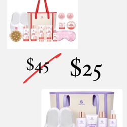 LUX. BATH AND BEAUTY SPA SETS!!  Great Mother day Presents!  $25 For The Bag Spa Sets. Retail $45 Save $20 Off 