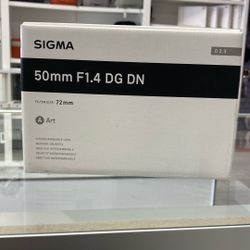 Sigma 50mm F1.4 DG DN SONY E