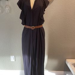 Blue Loose Fitting Dress