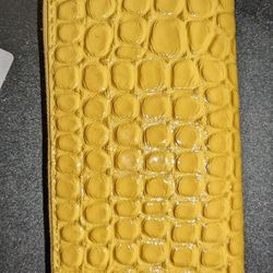 NWT Mustard Animal Print Wallet