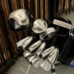 Nike Sumo Golf Club Set - TaylorMade Driver & Hybrid, Odyssey Putter