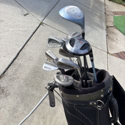 Golf Clubs With Bag Right Handed, And Golf Club Practice Putter