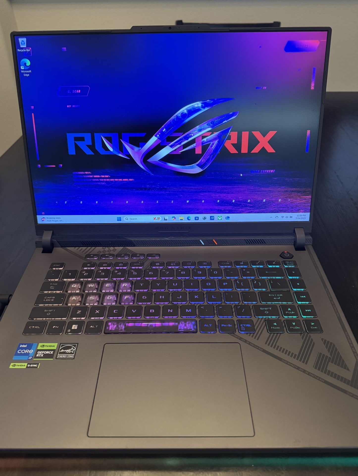 Republic Of Gamers Laptop
