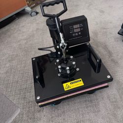 12" x 15" Heat press timer 450°F.