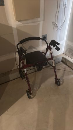 Red Walker with Seat