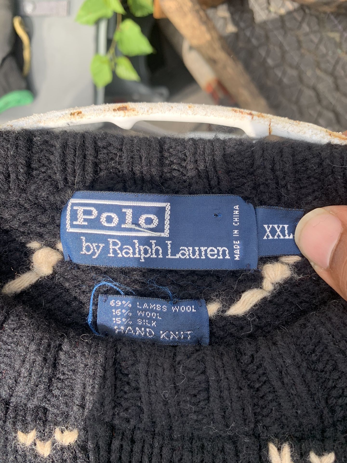 Polo Xxl Hand Knit Wool