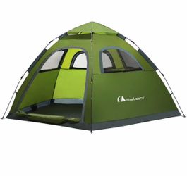 Pop Up Camping Tent, 3-4 Person Automatic Instant Tent