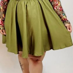 Take Me Away Green Dress Plus Size 