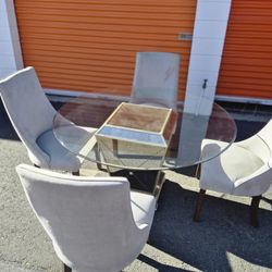 Four Chair And Table