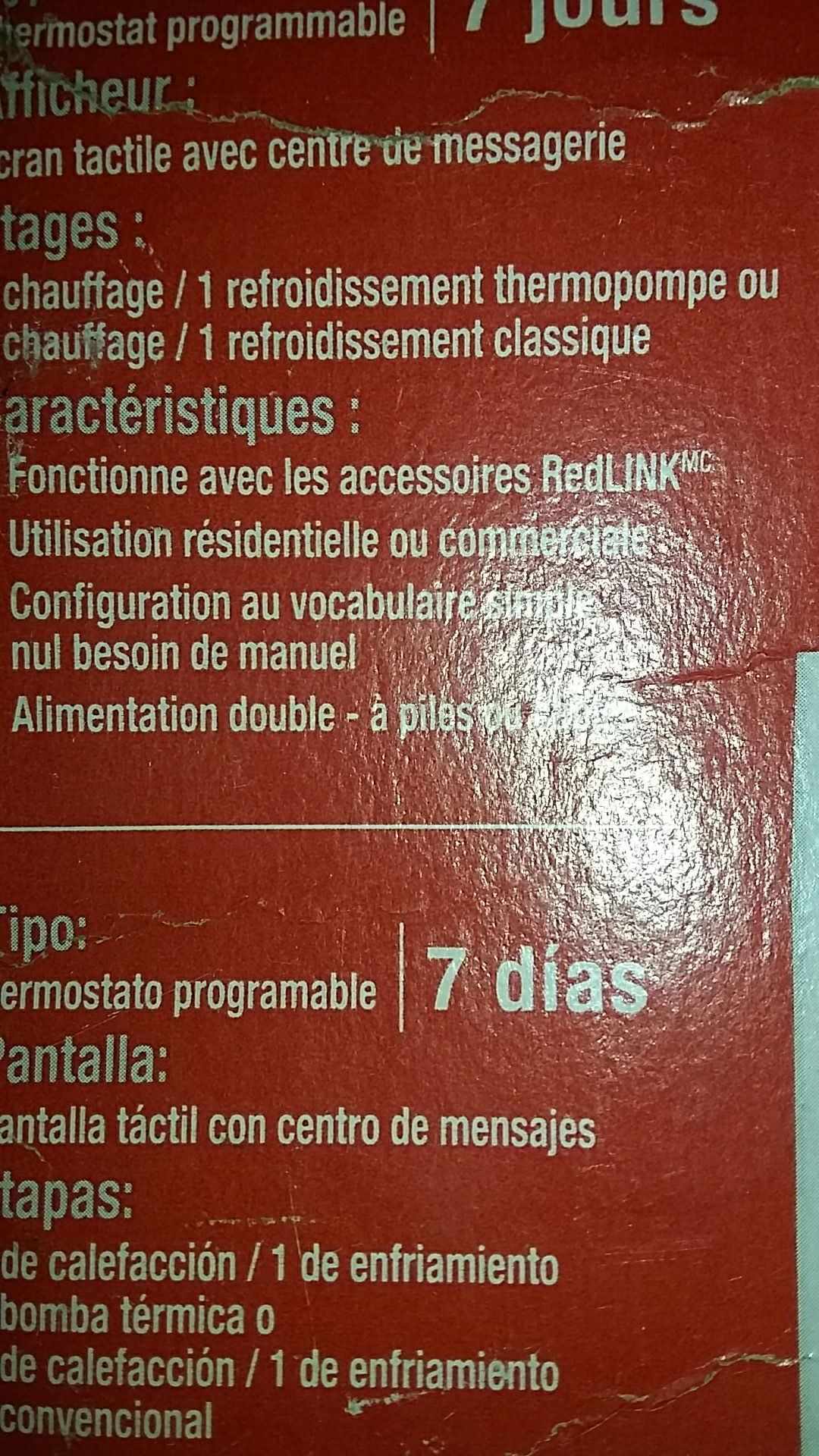 Vision pro thermostat