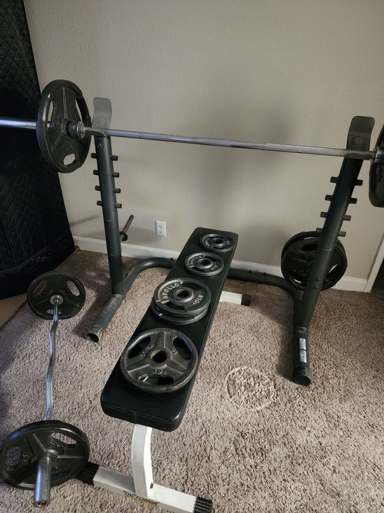 Olympic Weight/Bench Set