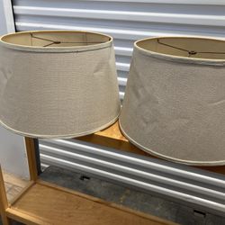 2 Matching Lamp Shades