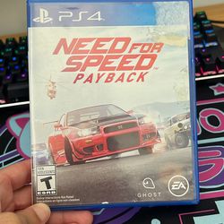 Need For Speed Payback PS4