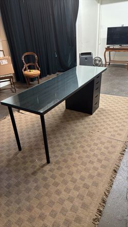 desk with storage