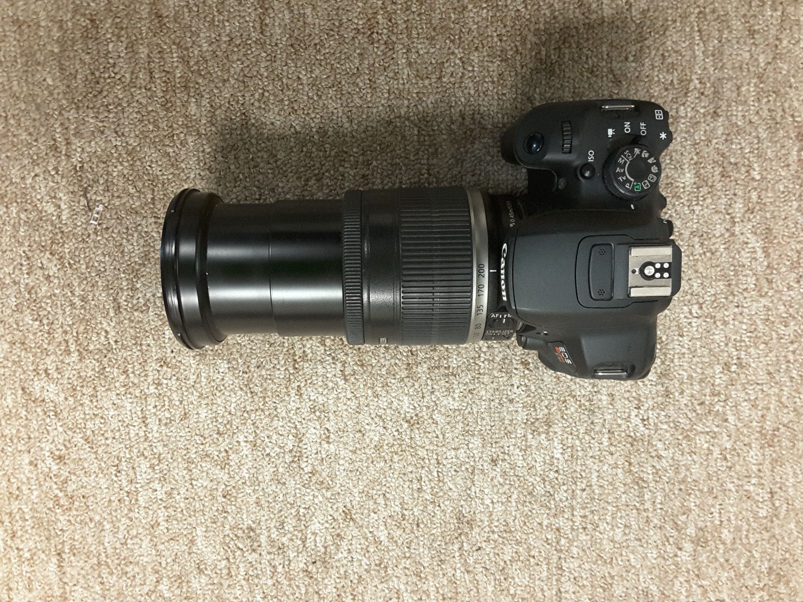 CANON EOS REBEL T5i with EFS 18-200mm Lens