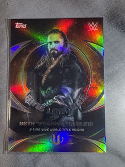 Topps Seth Rollins Ring Leaders 5 WWE World Title Reigns