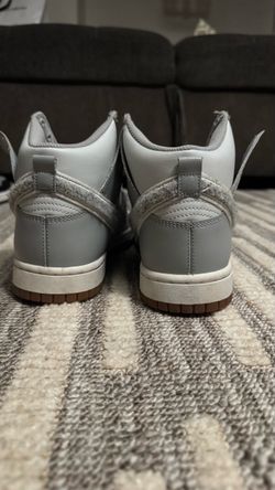 nike “light smokey grey” dunks high