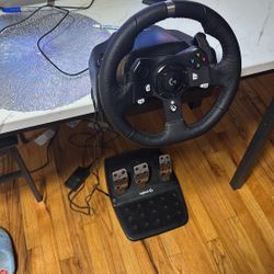 Xbox series s+ Steering wheel G920 logitech