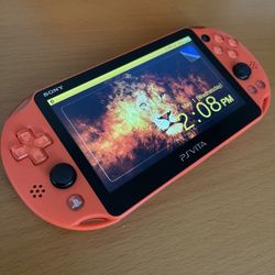 Ps Vita Neon Orange Modded