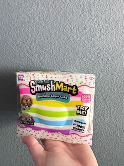 Crazy Fun SmushMart Rainbow Layer Cake Squishy Toy