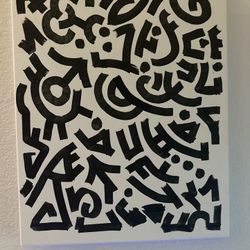 A Doodle Canvas (Original Hand Made) 
