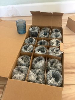 36 Blue Tea Light Holders