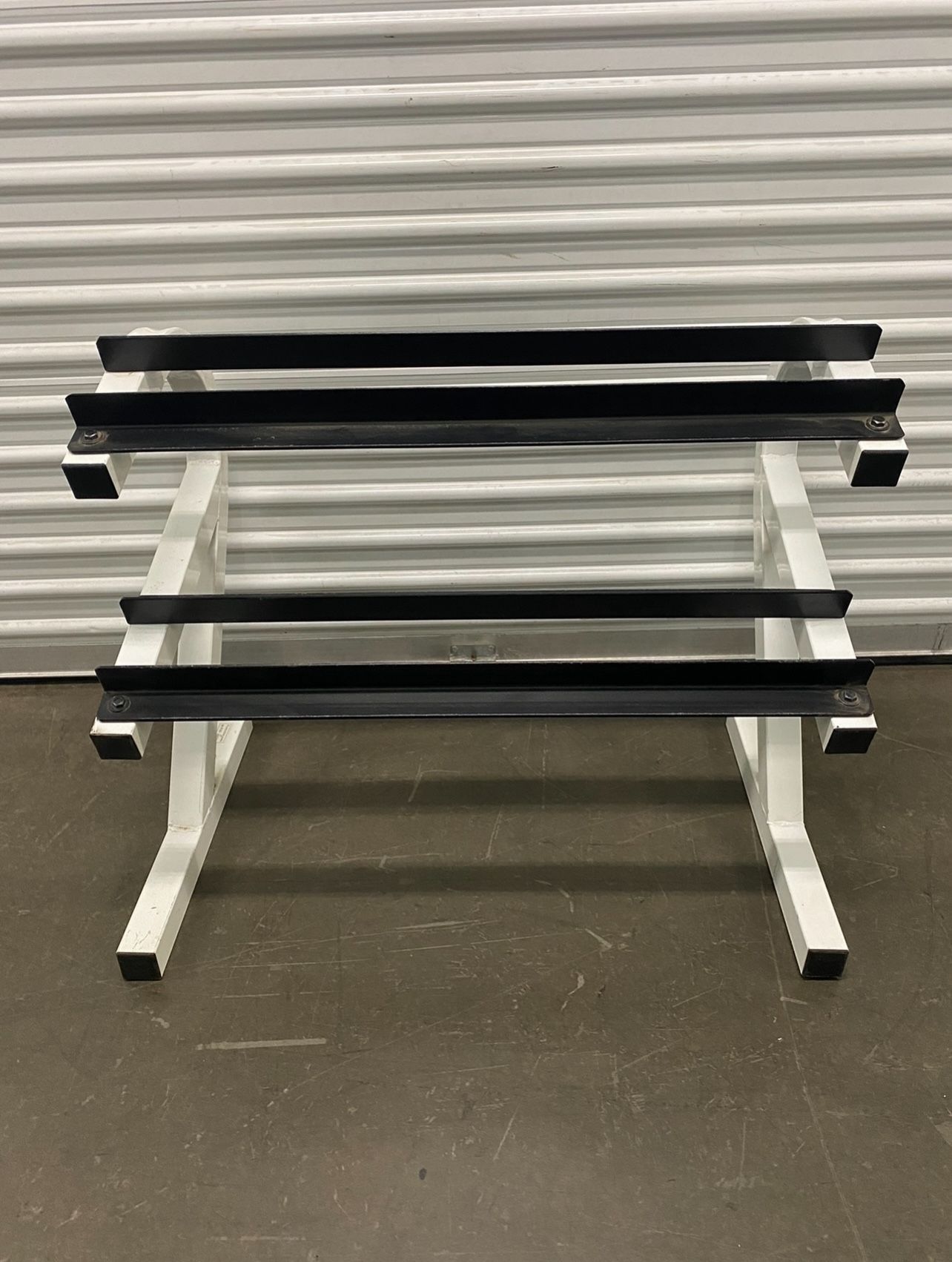 2 Tier Solid Steel Dumbbell Weight Rack….Dumbbells not included.. Home Gym Fitness…. $60 Price is Firm!!!