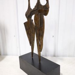 Sculpture Bronze Antique Signed 