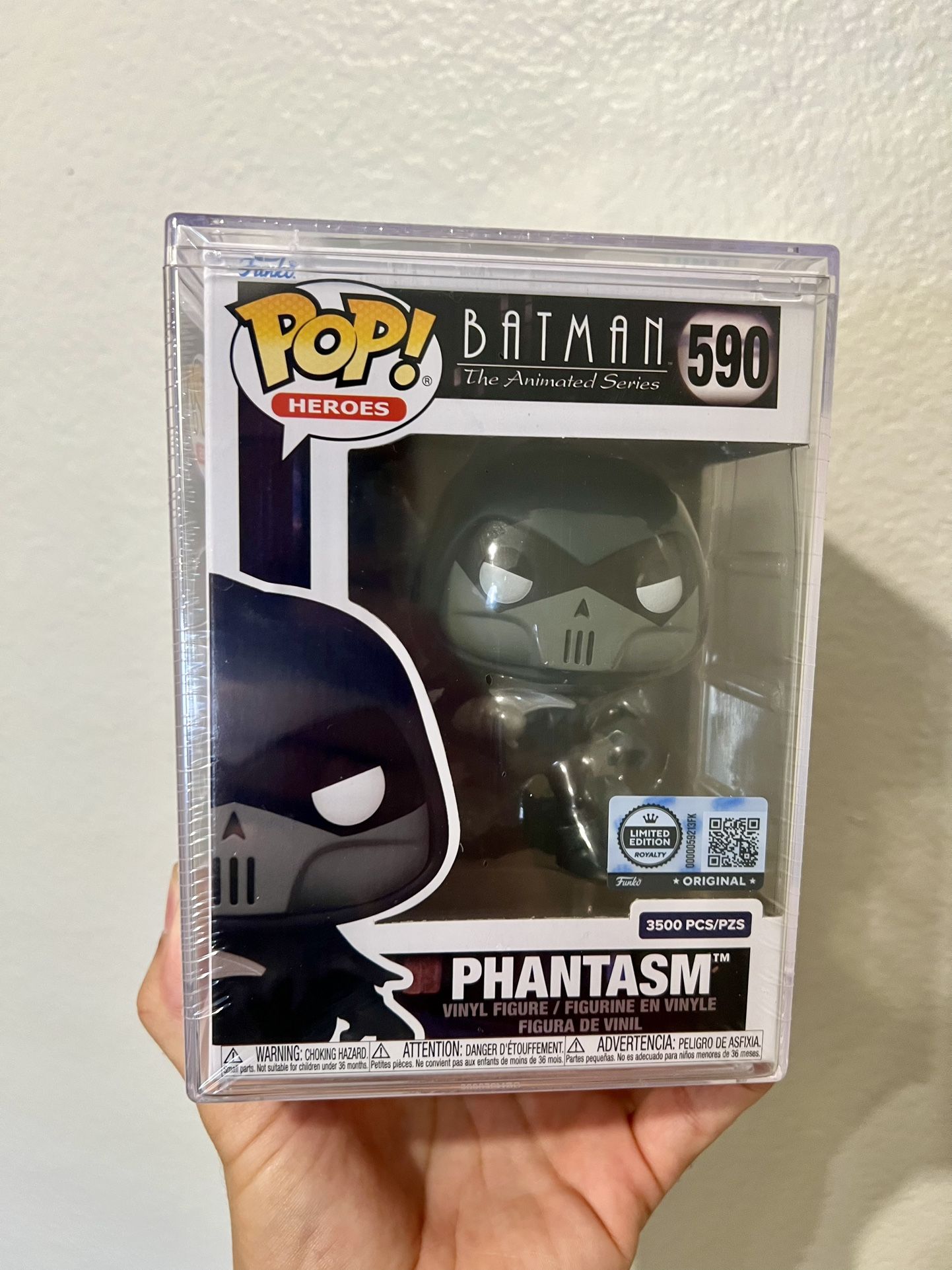 Phantasm Funko Pop #590 Limited Edition Only 3500 MINT W/ Pop Protector Sealed and Sorter Box; Batman The Animated Series