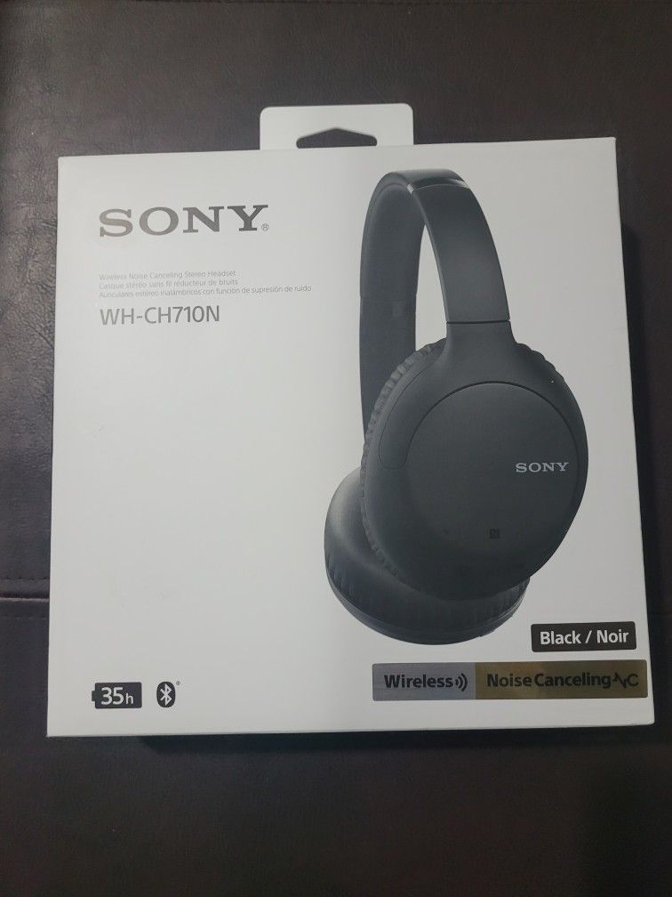 Sony - WH-CH710N Wireless Noise-Cancelling Over-the-Ear Headphones -