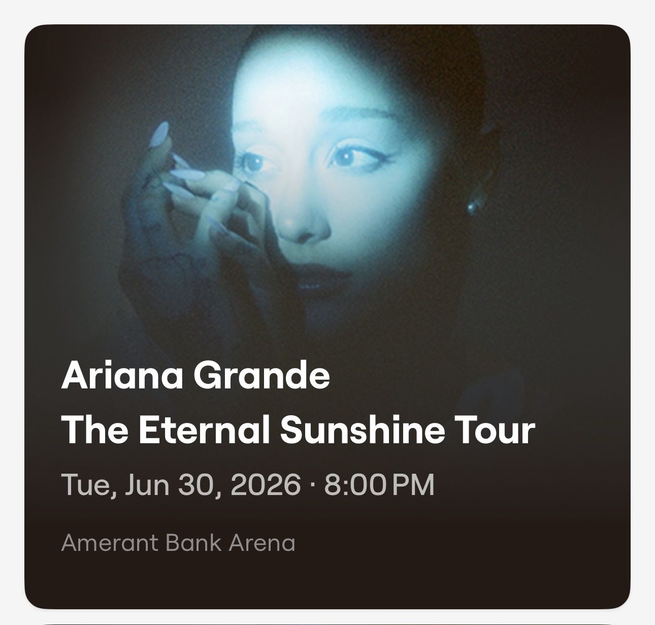 eternal sunshine tour ariana grande