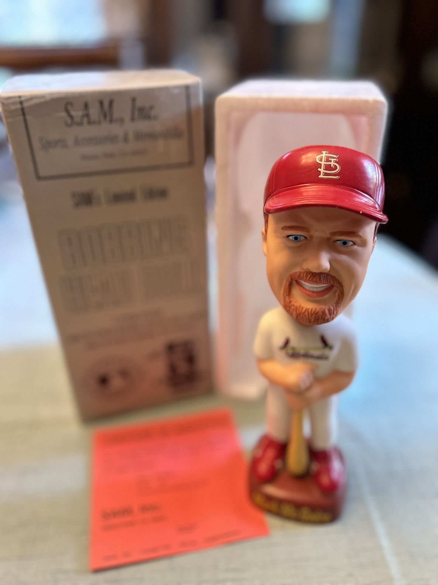 Vintage Mark McGuire Limited Edition Bobblehead