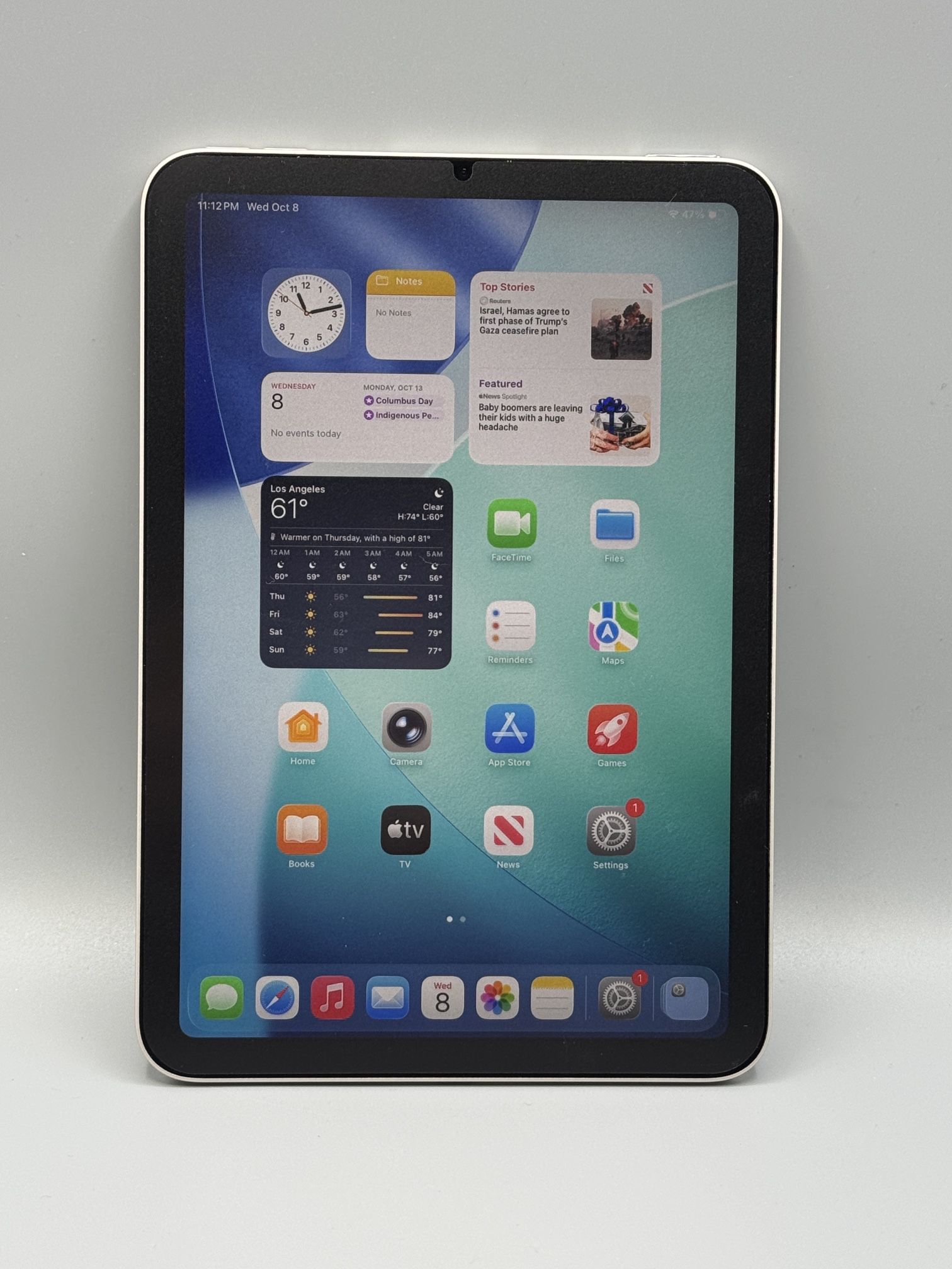 Apple iPad Mini 6th Generation - Starlight 64GB