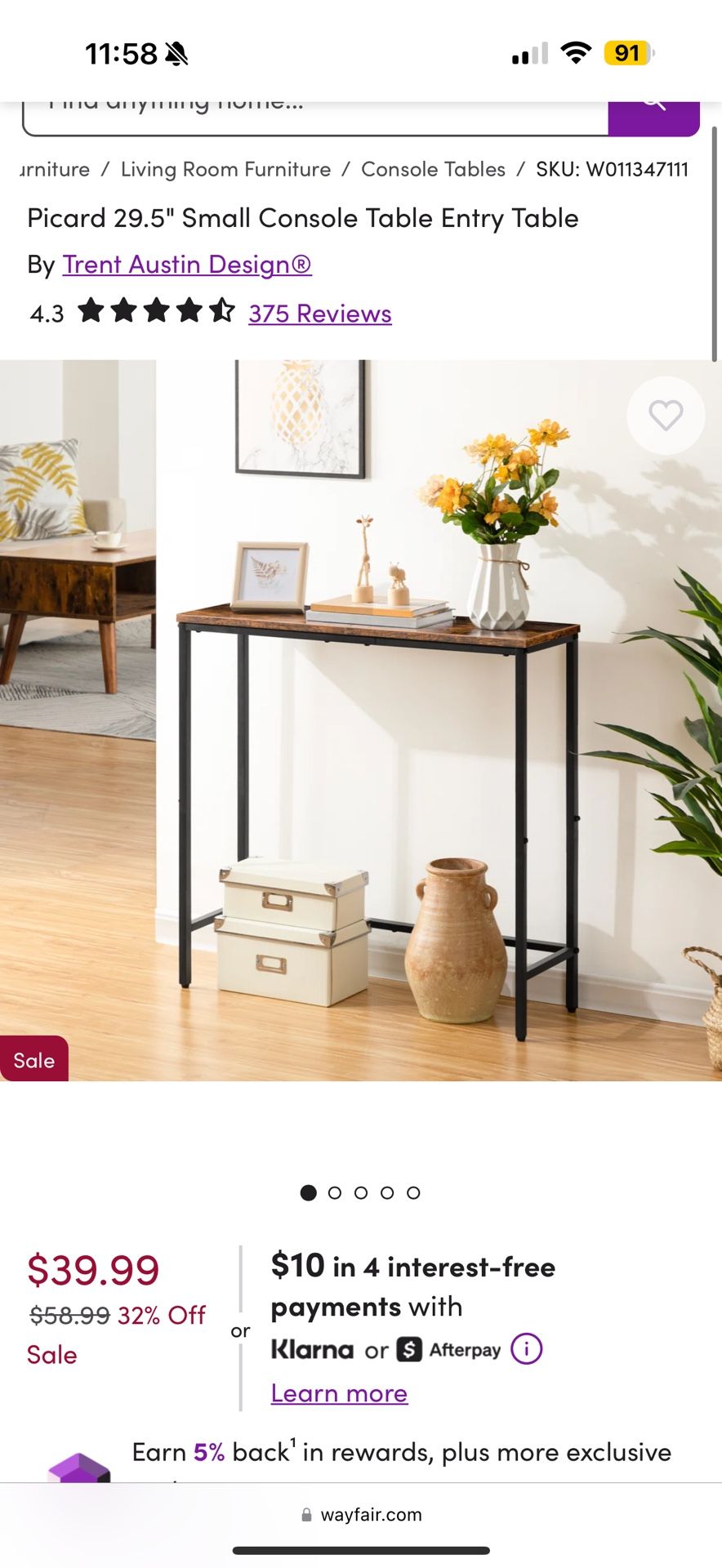 Table Console