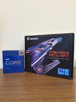 Intel i9 13900k + motherboard combo