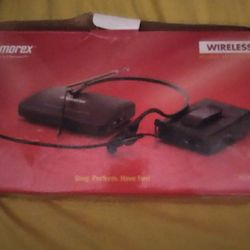 Memorex Wireless Headset Microphone.  Retail 139 Selling In Box .