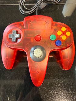 New Nintendo 64 Controller, Clear Red
