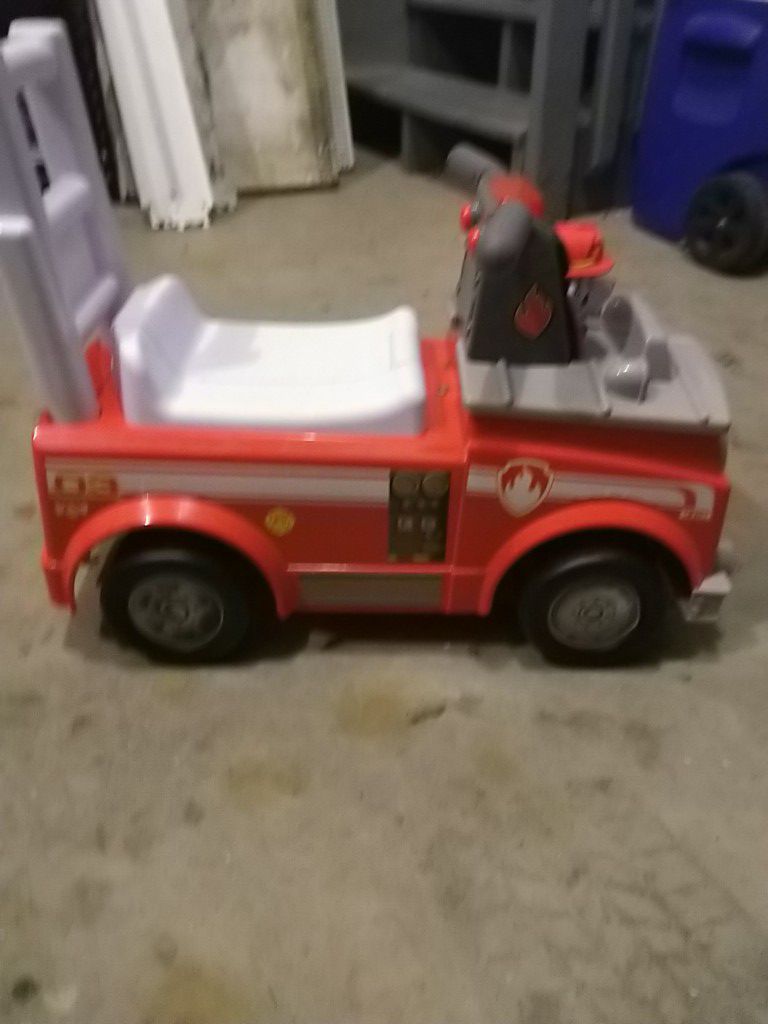 Paw Patrol Marshall Fire Truck