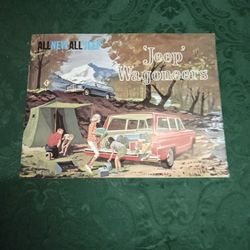 Litho Advertisement/ Vintage/ Jeep Wagoneers/1961 Brochure 
