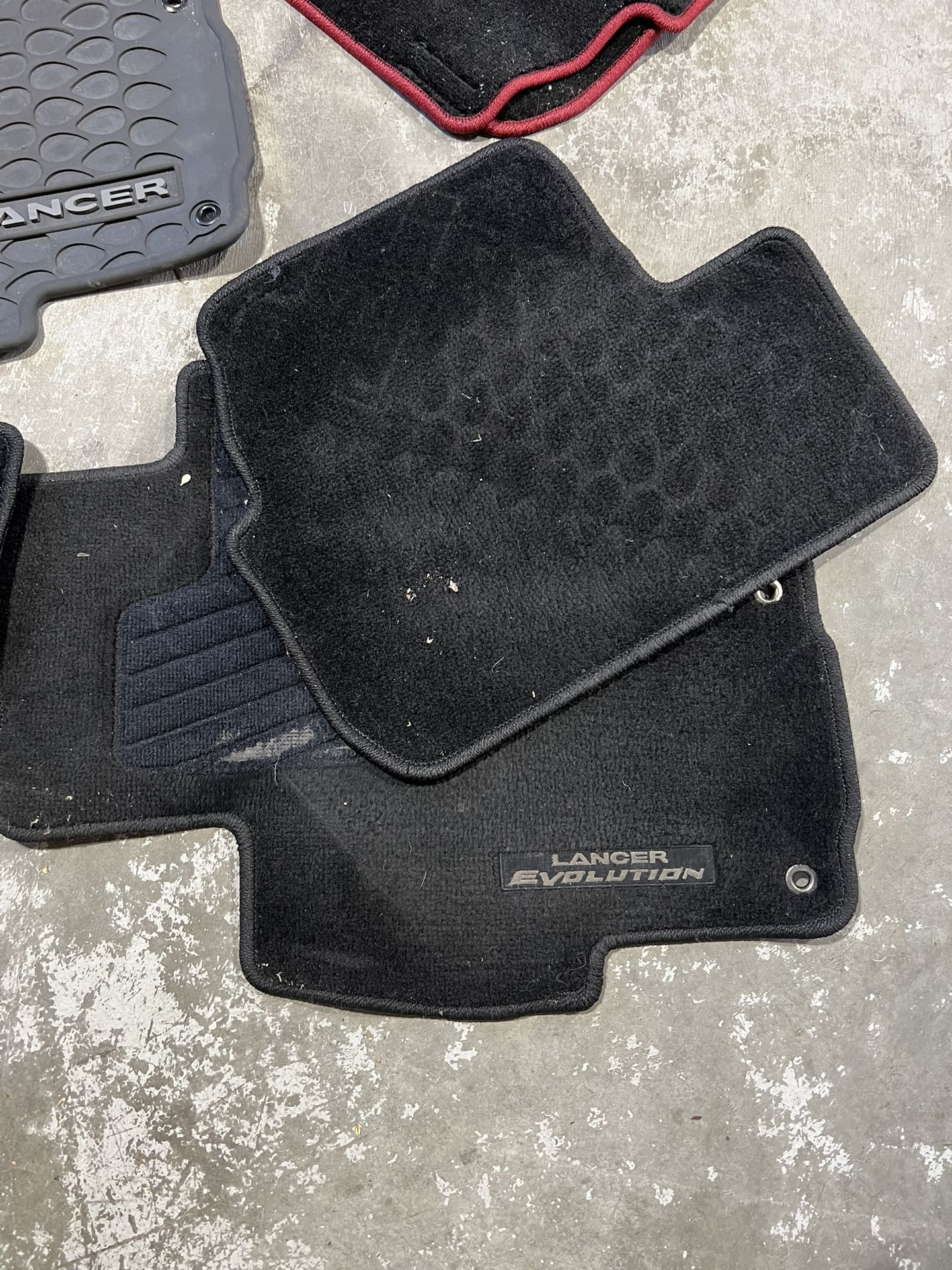 2009 Mitsubishi Lancer Evolution OEM Floor Mats