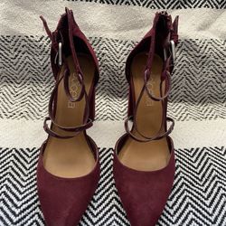 Burgundy Heels