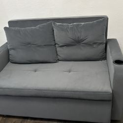 Sofa Pull Bed  Dark Grey 