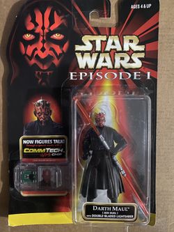 Star Wars Episode 1 Comm Tech 7 Figure Lot 