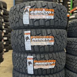 35x12.50r18 Arroyo RT NEW Tires Installed AND Balanced Included 