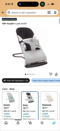 Portable baby bouncer