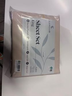 Lux Club King Size 6 Pc sheet set