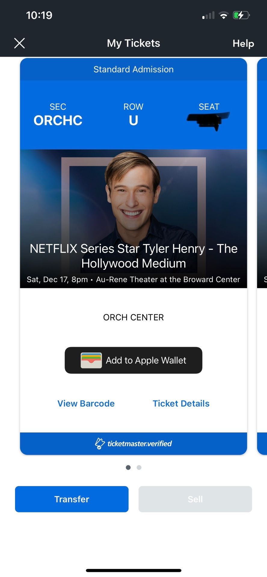 Tyler Henry Medium Tickets Dec 17!