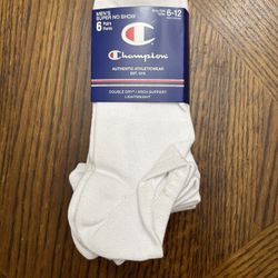 NWT champion men’s super no show socks 6 pairs 