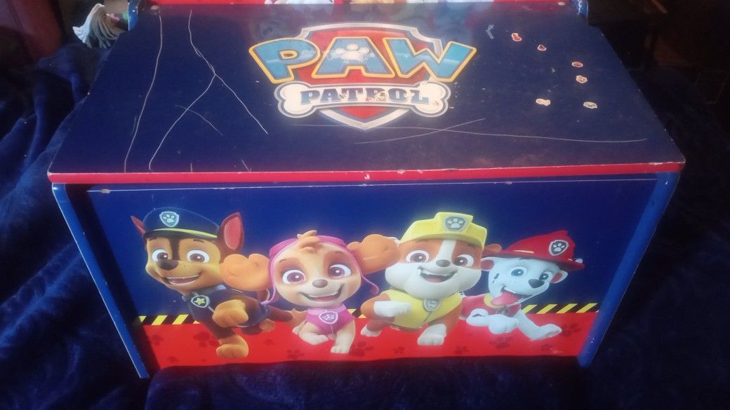 AWESOME PAW PATROL KIDS TOY BOX